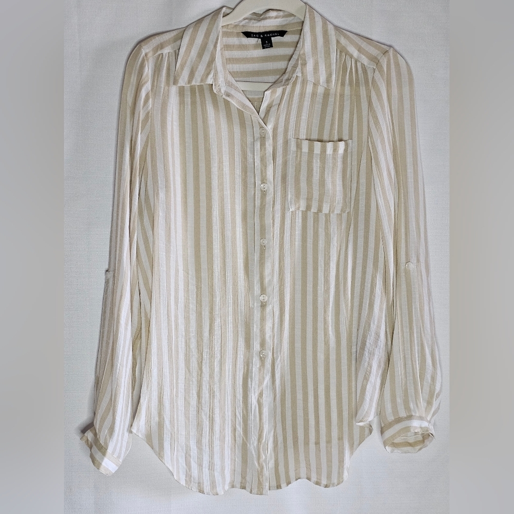 Zac and Rachel button shirt